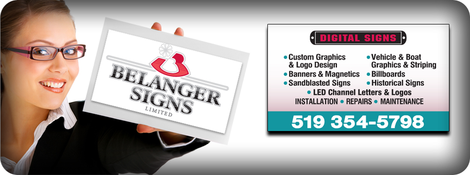 Design & Manufacturing of Plastic & Neon Signs in Grande Pointe - Banner 1